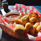 Beer nuggets at Pizza Villa in DeKalb, Illinois. (Photo: Linze Rice)